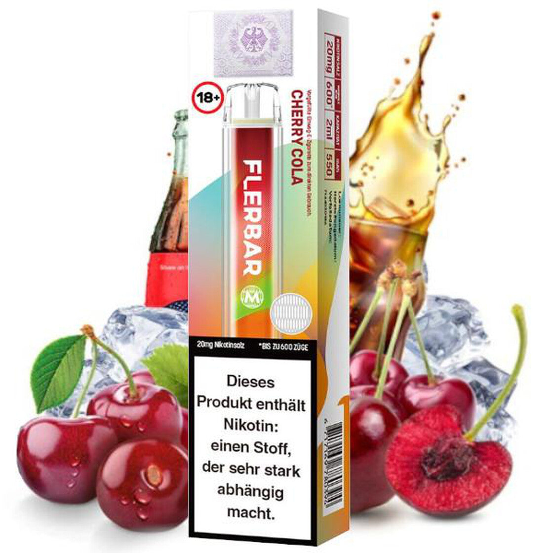 Z Flerbar E-Shisha 600 Züge - 20mg/ml