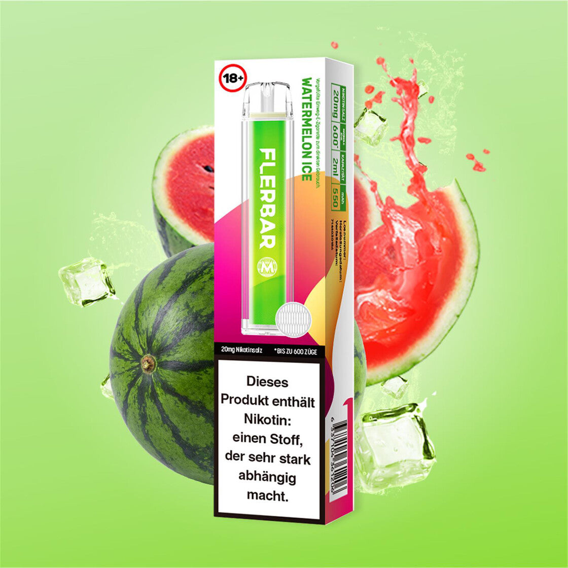 Z Flerbar E-Shisha 600 Züge - 20mg/ml