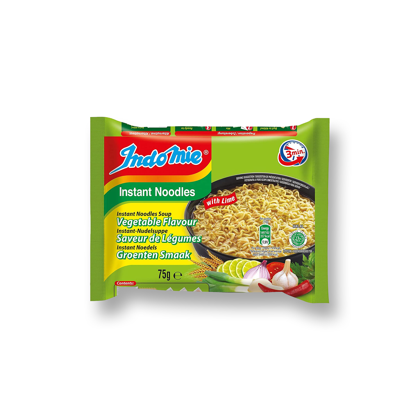 Indomie Vegetables 75g (einzel Stk.)